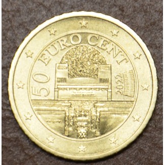 Euromince mince 50 cent Rakúsko 2022 (UNC)