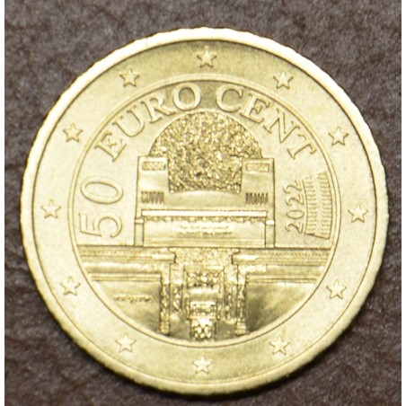 Euromince mince 50 cent Rakúsko 2022 (UNC)