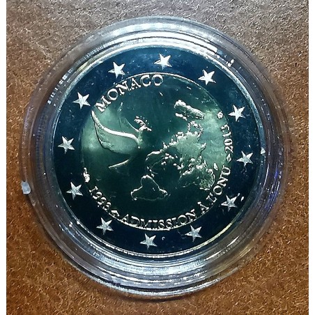 Euromince mince 2 Euro Monaco 2013 - 20. výročie členstva v OSN (BU)