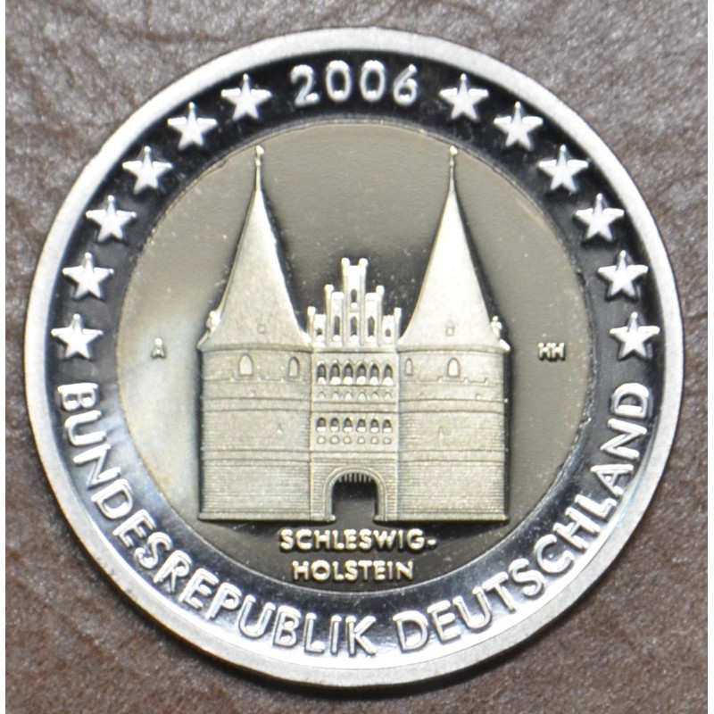 eurocoin eurocoins 2 Euro Germany 2006 \\"A\\" Holstentor in Lübeck...