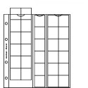 Lindner 5 pages Karat for 30 coins up to Ø 30 mm, white interleaf