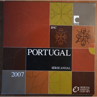 Official set of 8 Portugal coins 2007  (BU)
