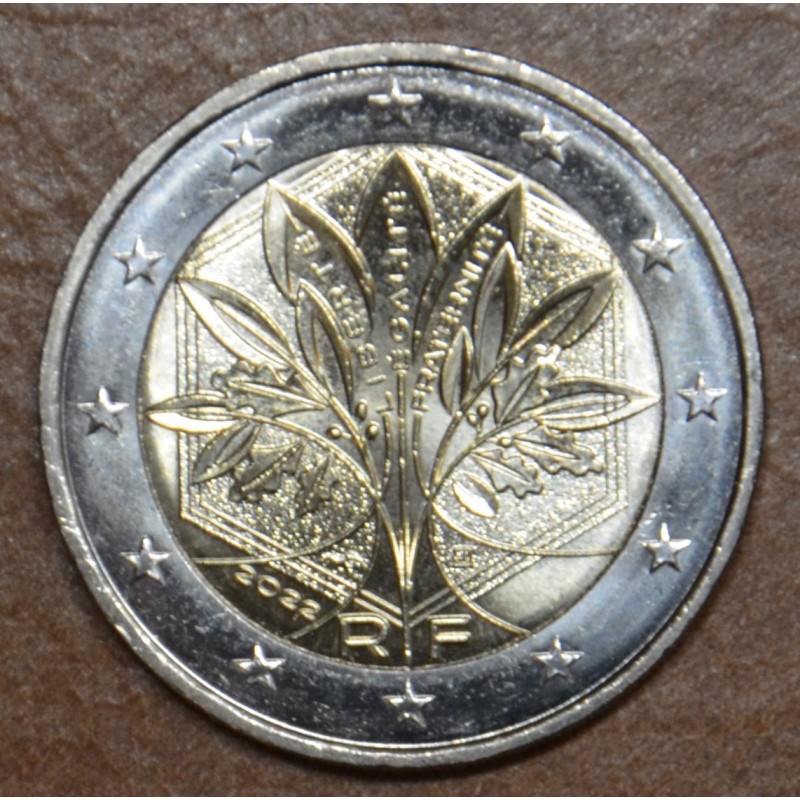 Euromince mince 2 Euro Francúzsko 2022 nový design (UNC)