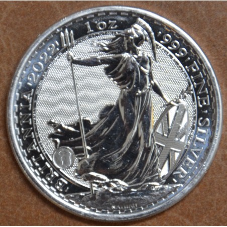 eurocoin eurocoins 2 pounds Great Britain 2022 Britannia (1 oz. Ag)