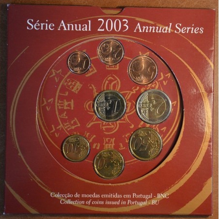 euroerme érme Portugália 2003 - 8 részes forgalmi sor (BU)