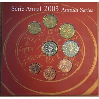 Euromince mince Portugalsko 2003 sada 8 mincí (BU)