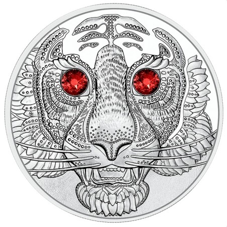 Euromince mince 20 Euro Rakúsko 2022 - Azia: Sila tigra (Proof)
