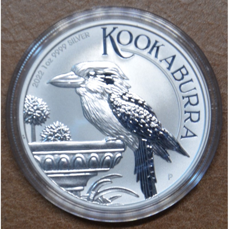 Euromince mince 1 dolár Australia 2022 - Kookaburra (1 oz. Ag)