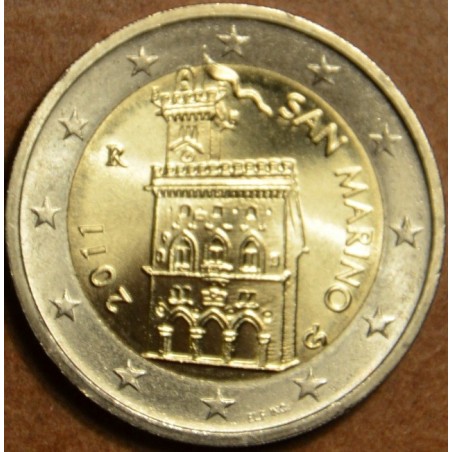 eurocoin eurocoins Damaged 2 Euro San Marino 2011 - Government Hous...