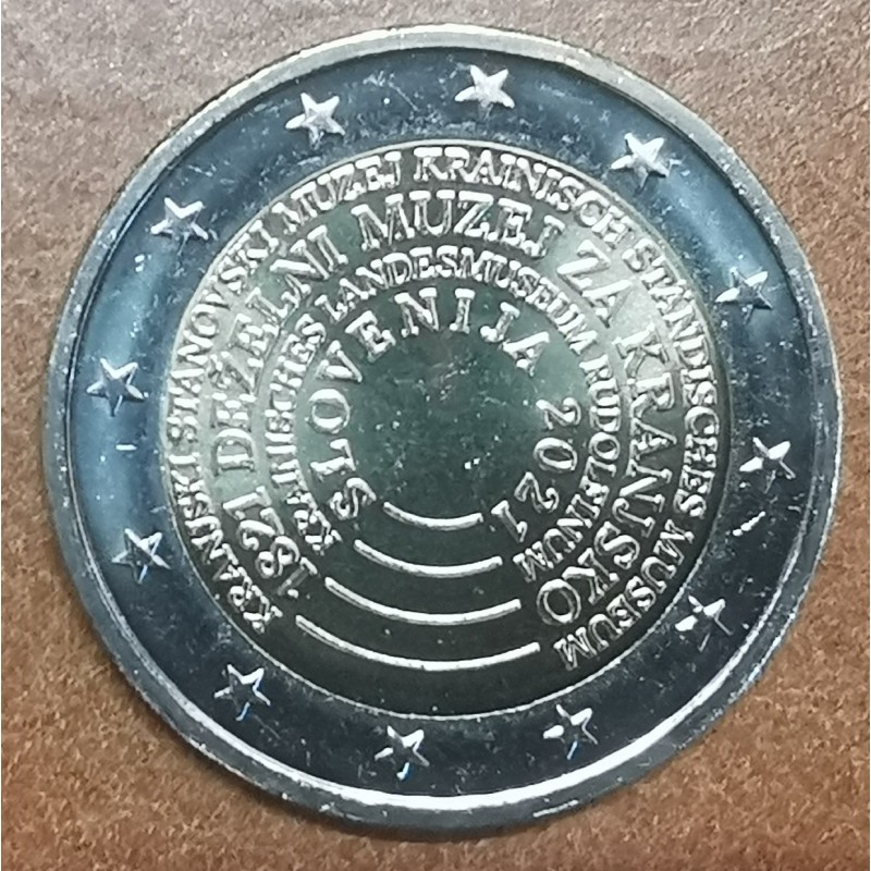 Euromince mince Poškodené 2 Euro Slovinsko 2021 - Regionáne múzeum ...