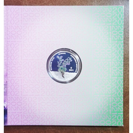 eurocoin eurocoins 5 Euro Greece 2021 - Campanula saxatilis (BU)