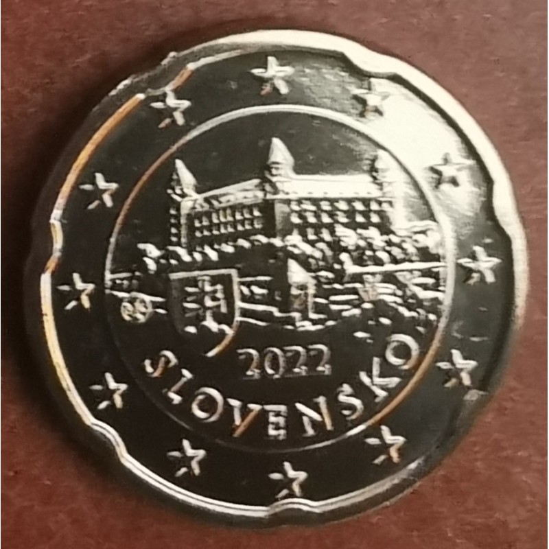 euroerme érme 20 cent Szlovákia 2022 (UNC)