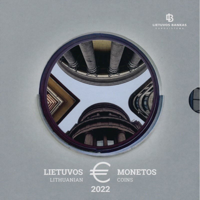 eurocoin eurocoins Lithuania 2022 set of 8 coins (BU)