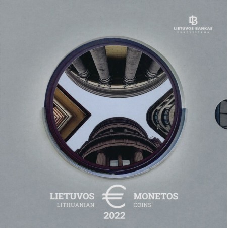 Euromince mince Litva 2022 sada 8 mincí (BU)