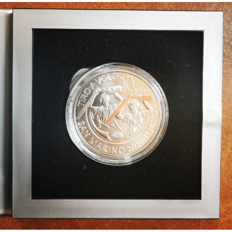Euromince mince 10 Euro San Marino 2021 - Prvá medaila na OH (UNC)