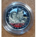 2 Euro Luxembourg 2021 - 40th Wedding Anniversary of Maria Teresa and Henri II. (colored UNC)