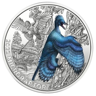 Euromince mince 3 Euro Rakúsko 2022 - Microraptor (UNC)