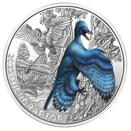 eurocoin eurocoins 3 Euro Austria 2022 - Microraptor (UNC)