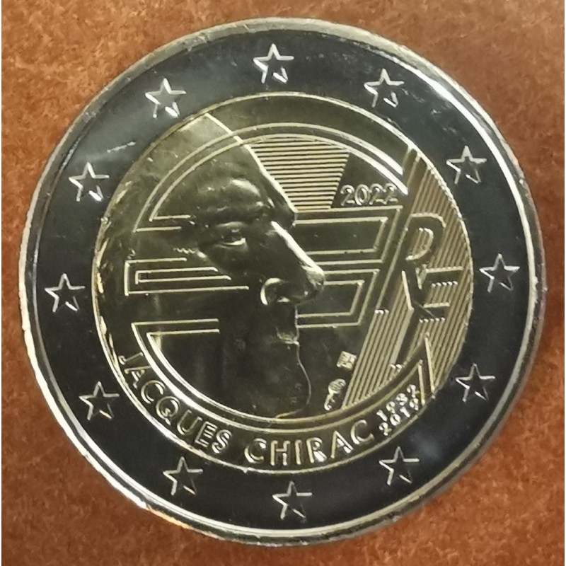 Euromince mince 2 Euro Francúzsko 2022 - Jacques Chirac (UNC)