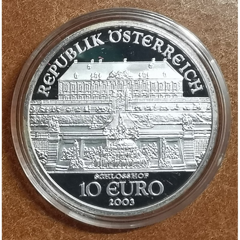 eurocoin eurocoins 10 Euro Austria 2003 SchlossHof (Proof)