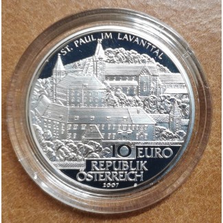 Euromince mince 10 Euro Rakúsko 2007 Lavanttal (Proof)
