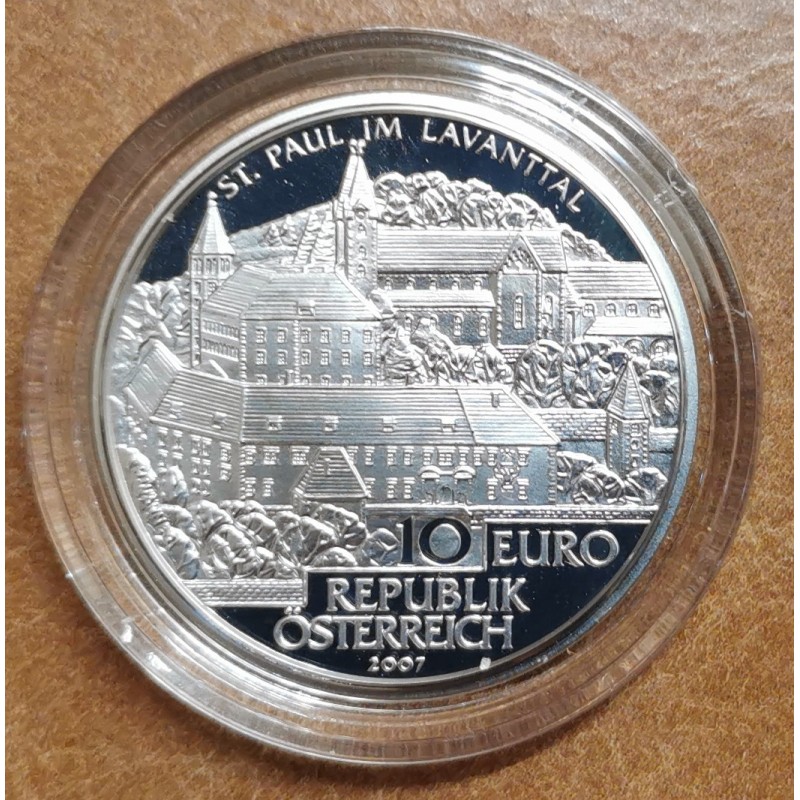 eurocoin eurocoins 10 Euro Austria 2007 Lavanttal (Proof)