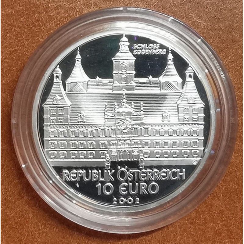 Euromince mince 10 Euro Rakúsko 2002 Eggenberg (Proof)