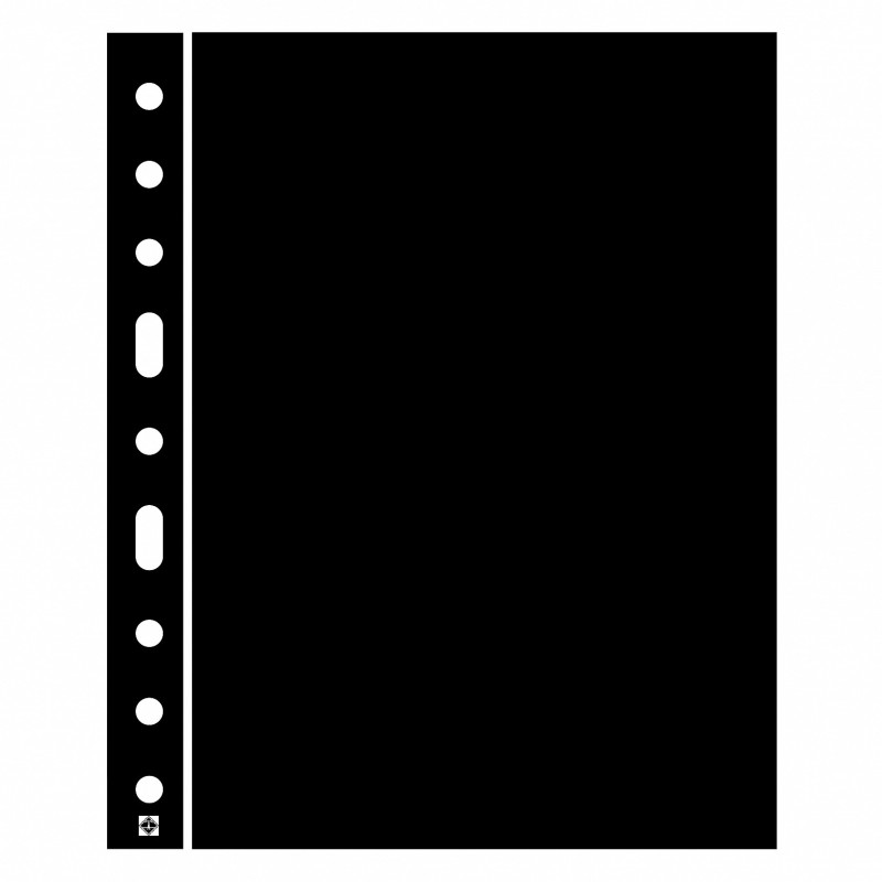 eurocoin eurocoins Leuchtturm GRANDE 5 interleaves, black