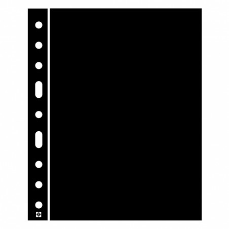 eurocoin eurocoins Leuchtturm GRANDE 5 interleaves, black