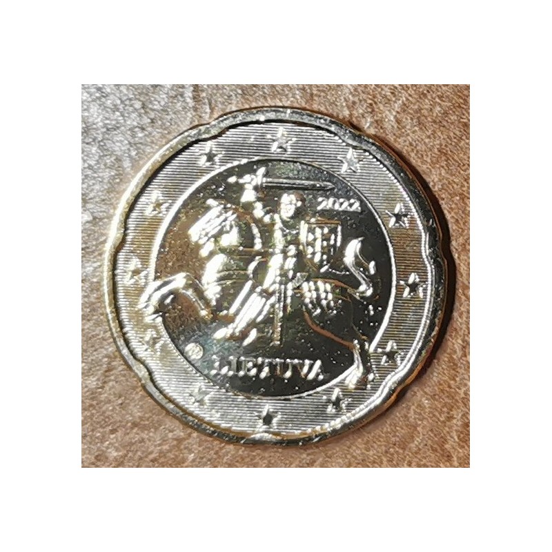 Euromince mince 20 cent Litva 2022 (UNC)