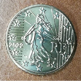 Euromince mince 50 cent Francúzsko 2022 (UNC)