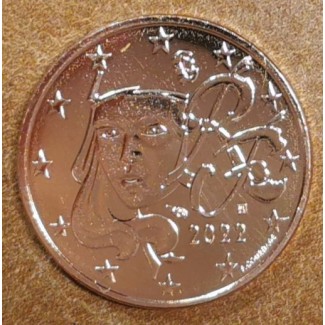 Euromince mince 1 cent Francúzsko 2022 (UNC)