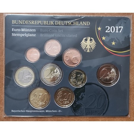 eurocoin eurocoins Germany 2017 \\"D\\" set of 9 eurocoins (BU)