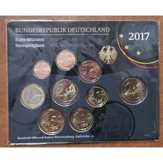 Euromince mince Nemecko 2017 \\"G\\" sada 9 euromincí (BU)