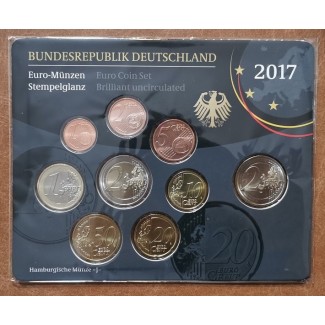 euroerme érme Németország 2017 'J\\" - 9 részes forgalmi sor (BU)