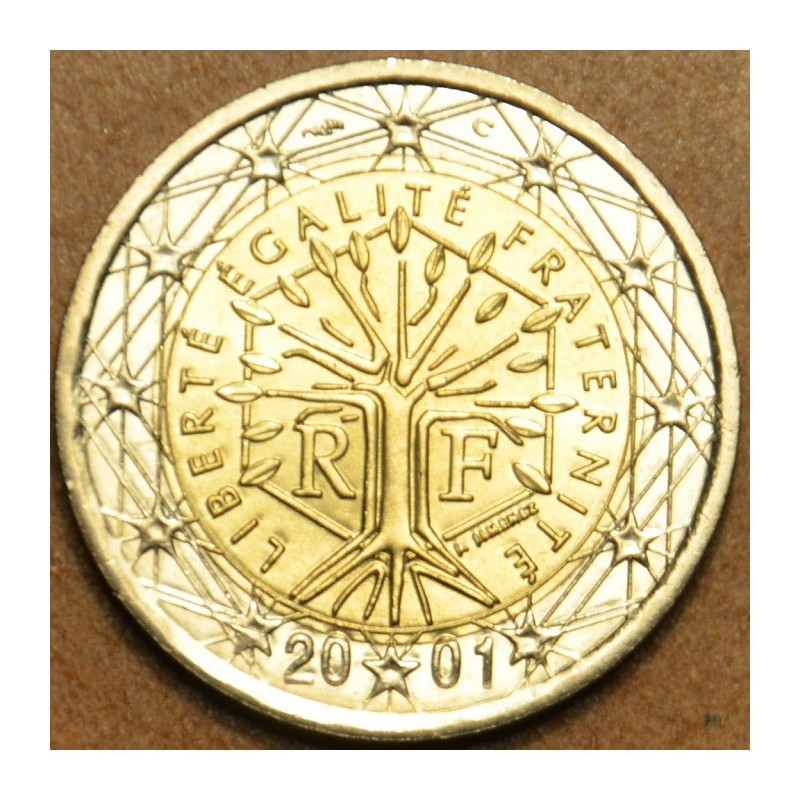euroerme érme 2 Euro Franciaország 2001 (UNC)