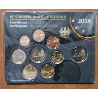 Euromince mince Nemecko 2018 \\"A\\" sada 9 euromincí (BU)