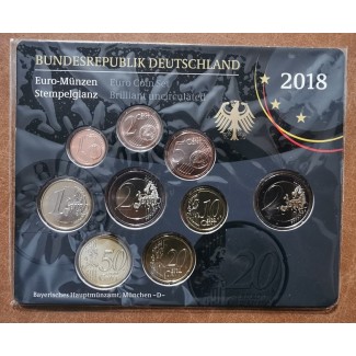 eurocoin eurocoins Germany 2018 \\"D\\" set of 9 eurocoins (BU)