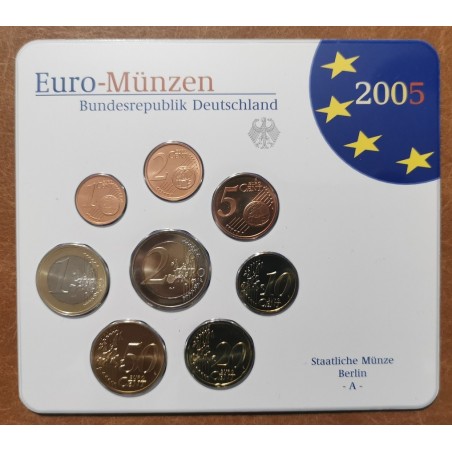 Euromince mince Nemecko 2005 \\"A\\" sada 8 euromincí (BU)