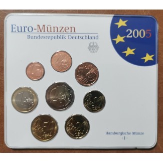 euroerme érme Németország 2005 \\"J\\" - 8 részes forgalmi sor (BU)