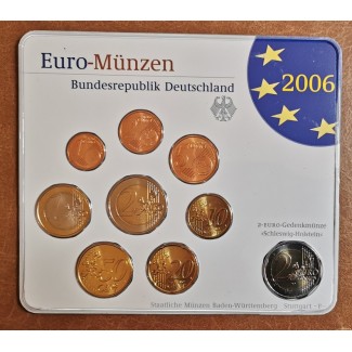 Euromince mince Nemecko 2006 \\"F\\" sada 9 euromincí (BU)
