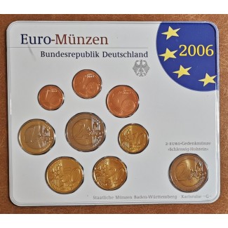 Euromince mince Nemecko 2006 \\"G\\" sada 9 euromincí (BU)