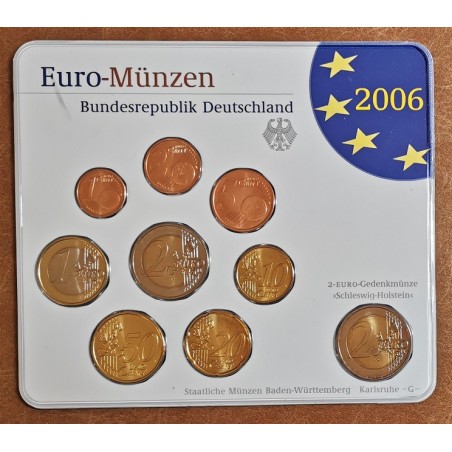 Euromince mince Nemecko 2006 \\"G\\" sada 9 euromincí (BU)