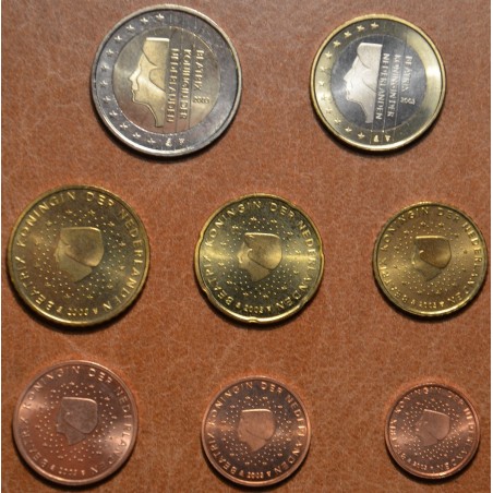 eurocoin eurocoins Netherlands 2001 set of 8 coins (UNC)