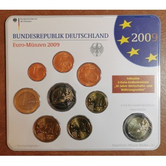 Euromince mince Nemecko 2009 \\"A\\" sada 9 euromincí (BU)