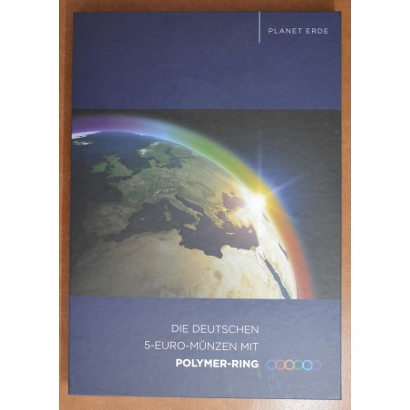 Euromince mince 30x 5 Euro Nemecko 2016-2021 \\"ADFGJ\\" Planéta Ze...