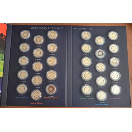 eurocoin eurocoins 30x 5 Euro Germany 2016-2021 \\"ADFGJ\\" Planet ...