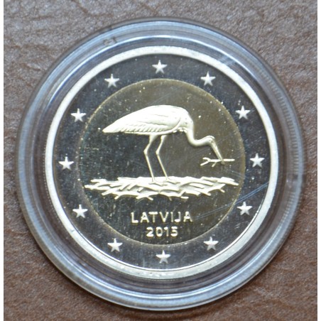 eurocoin eurocoins 2 Euro Latvia 2014 - Black stork (BU)