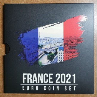 Euromince mince Francúzsko 2021 neoficiálna sada 8 euromincí (BU)