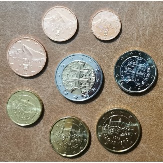 Set of Slovak coins 2013 (UNC)